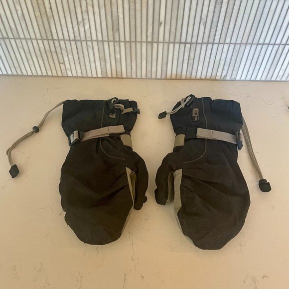REI Black Shell Ski‎ and Snow Sport Mittens,  Unisex, Size Large - Picture 1 of 8
